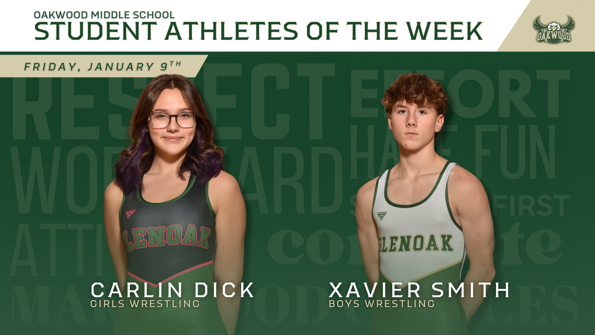 Student Athlete Of The Week For Website